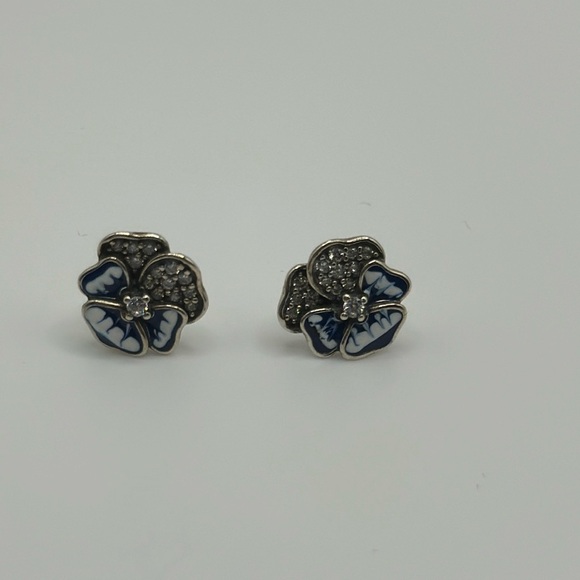 Pandora Crystal Earrings - Picture 2 of 7